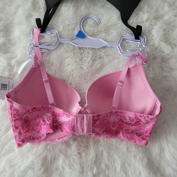 💗FRENCH AFFAIR BRAND NEW 2-PACK PUSH UP BRA SIZE 34C - Picture 4 of 12